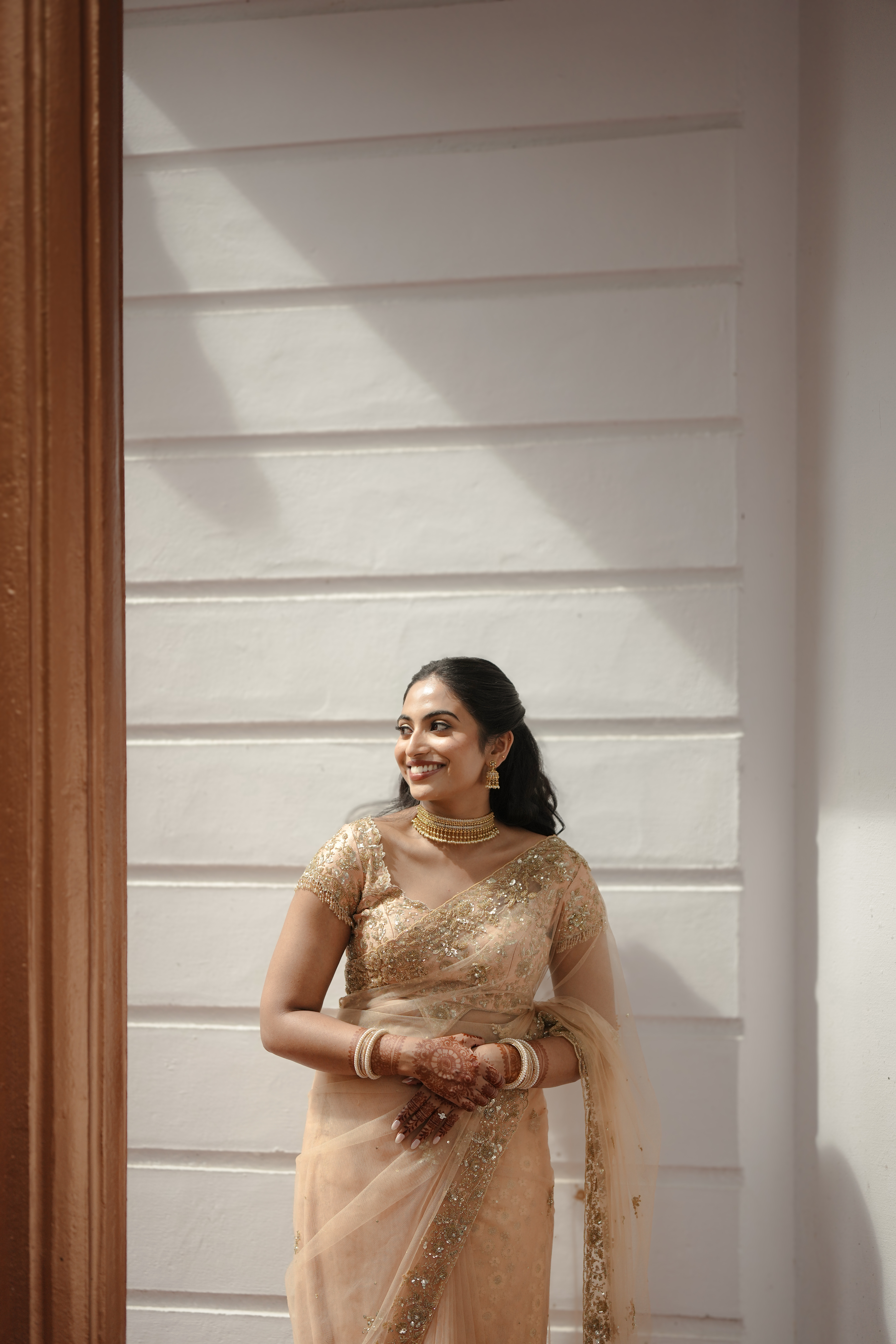 Bridal Tulle Saree view 2